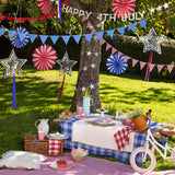 Stars & Stripes Hanging Decorations