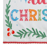 Merry Little Christmas w/ Pom Poms Kitchen Towel
