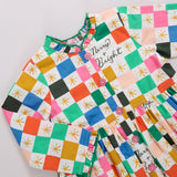 Girls Autumn Dress- Merry and Bright