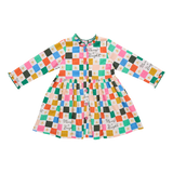 Girls Autumn Dress- Merry and Bright