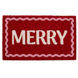 M-E-R-R-Y Doormat