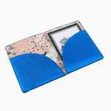Metallic Blue Mahjong Card Folio