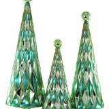 Mid Century Diamond Trees- Green/Mint