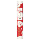 Red Milk and Cookies Table Runner