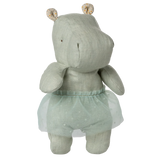 Safari friends, Hippo w/ skirt- Mint