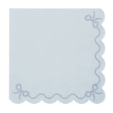 Ruffled Napkins-Misty Blue