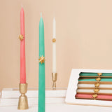 Mixed Gold Star Table Candles