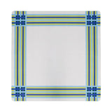 Mod Bird Bam & Plaid Double-Sided Mahjong Mat