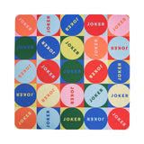 Mod Joker & Plaid Double-Sided Mahjong Mat