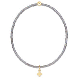 Hope Classic Bracelet- Signature Cross Small Gold Charm