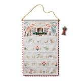 Nativity Embroidered Hanging Advent Calendar