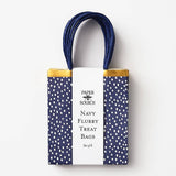 Navy Flurry Treat Bags- Set of 8