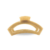 Teleties Open Medium Hair Clip- Gold