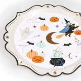 Ornate Edge Halloween Side Plates