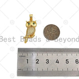 Owl Shape Charm- Gold