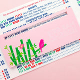 Pastel Pink Bird Bam Cheers Mahjong Line