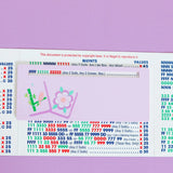 Pastel Purple Bird Bam Line Marker