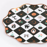 Patchwork Halloween Dinner Plates