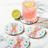 Monets Garden Pink| Laura Park x Tart Coaster