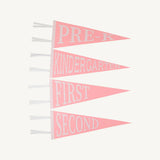 Back to School Pennants- Pink