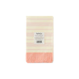 Pink Striped Fringe Guest Towels