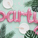 Pink Party Foil Balloon- Rose Gold
