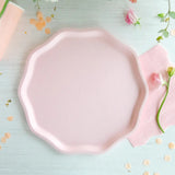 Petal Pink Compostable Plates
