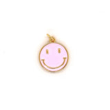 Pink Happy Face Charm
