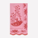 Pink Vintage Botanical Guest Towels