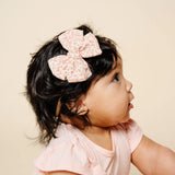 Adventure Bow- Pink Posy Headband