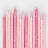 Pink Stars Candle