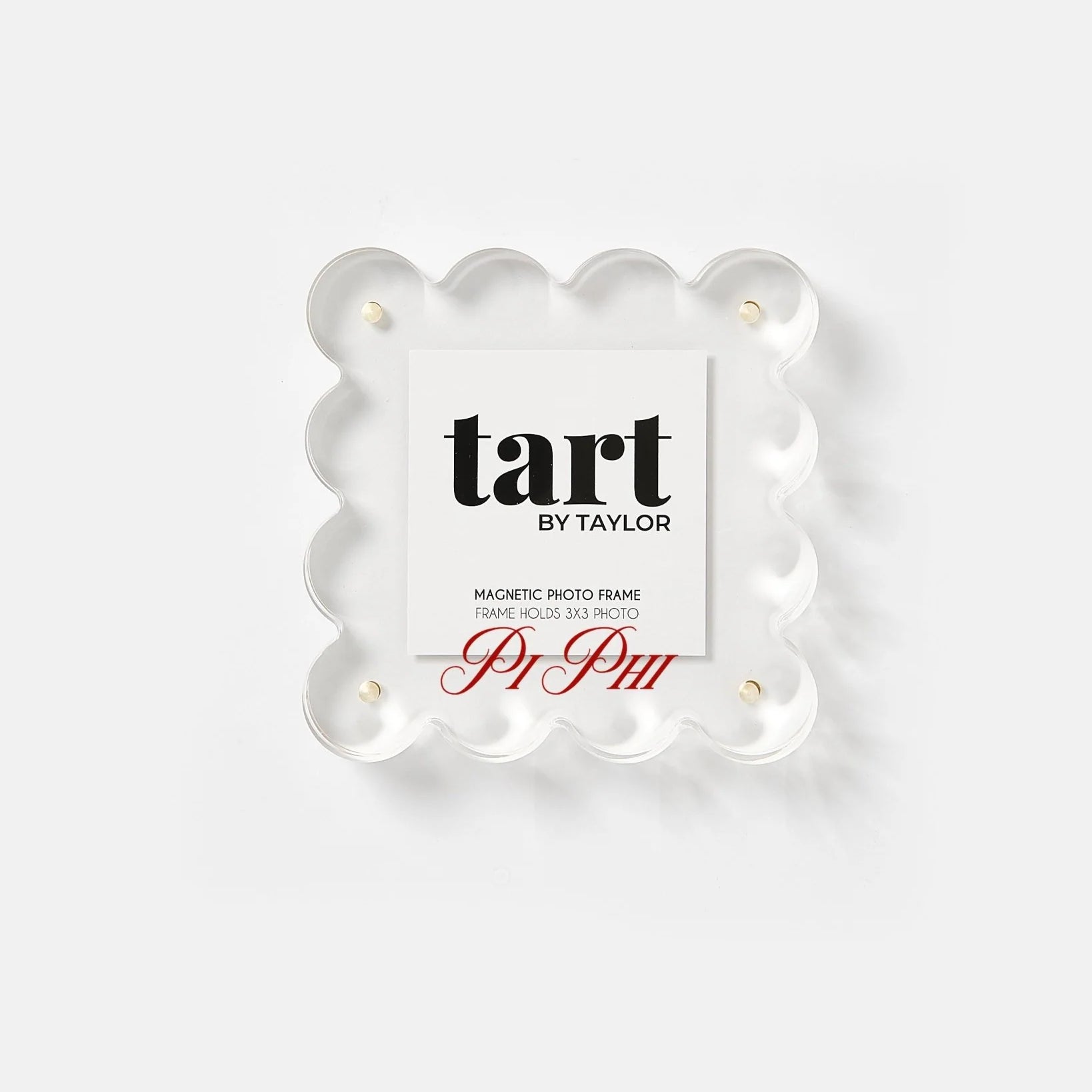 Sorority Acrylic Script Mini Picture Frame