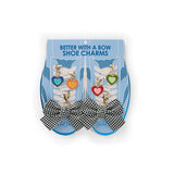 Better with a Bow Shoe Clip Set- Plaid