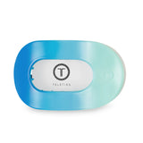 Teleties Large Flat Oval Clip- Poolside