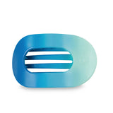 Teleties Large Flat Oval Clip- Poolside