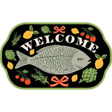 Portico Welcome Fish Doormat 2x3
