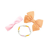 Pumkin Bows and Bracelet Gift Set