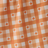 Pumpkin Check Tea Towel