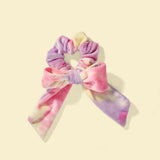 For Fun- Purple Bow Scrunchie
