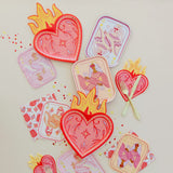 Queens Card Dessert Plates