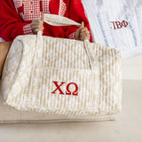 Sorority Quilted Duffle Bag