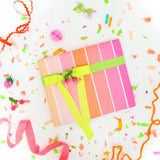 Rainbow Stripe Paper Table Cloth Roll- Wrapping Paper