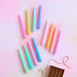 Rainbow Tree Taper Candle Boxed Set of 4