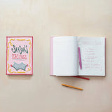 Handmade Paper & Embroidered Fabric Bound Recipe Book
