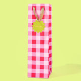 Red and Pink Gingham Gift Bags