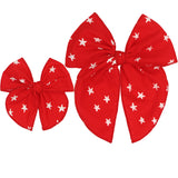 Heirloom Bow- Red Star Clip