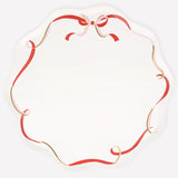 Ribbon Bow Dinner Plates