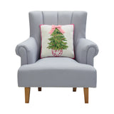 Chinoiserie Ribbon Tree Hook Pillow