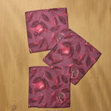 Rich Garnet Dishcloth Set