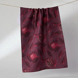 Rich Garnet Tea Towel